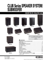 Yamaha CW-115-VA - Service Manual